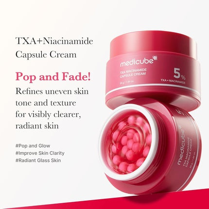 Medicube TXA + Niacinamide Capsule Cream Dual Radiance Moisturizer, 55g