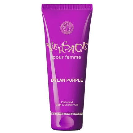 Versace Dylan Purple Pour Femme Perfumed Bath & Shower Gel, 200ml | Luxury Fragranced Body Cleanser for Women