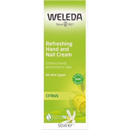 Weleda Citrus Hand & Nail Cream (N) – Nourishing Hand & Nail Cream for Soft, Healthy-Looking Hands