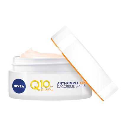 Nivea Q10 Plus C Anti-Wrinkle Energy Day Cream SPF 15 Face Moisturizer with Coenzyme Q10 & Vitamin C