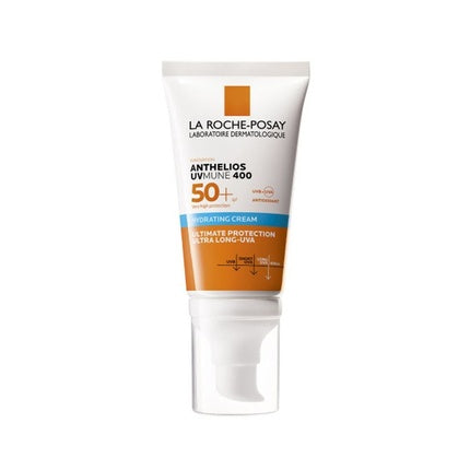 La Roche-Posay Anthelios UVMune 400 Hydrating Cream SPF 50+ (50ml) Facial Sunscreen for Sensitive Skin