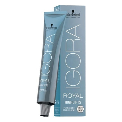 Schwarzkopf Igora Royal Highlifts 12-1 Special Blonde Cendré Permanent Hair Color Cream, 60ml – Professional High Lift Hair Colour for Cool Blonde Results