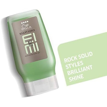 Wella Professionals EIMI Sculpt Force Extra Strong Flubber Gel, 125ml Hair Styling Gel