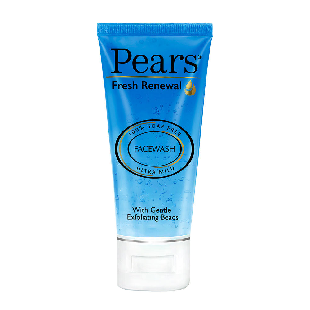 Pears Fresh Renewal Facewash PH Balanced with Gentle Exfoliating Beads, 60g Buy at Indicrest Image 2