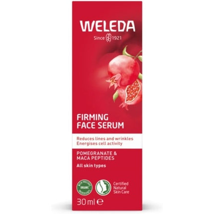 Weleda Organic Firming Serum Natural Anti-Ageing Face Serum with Pomegranate & Maca Peptides