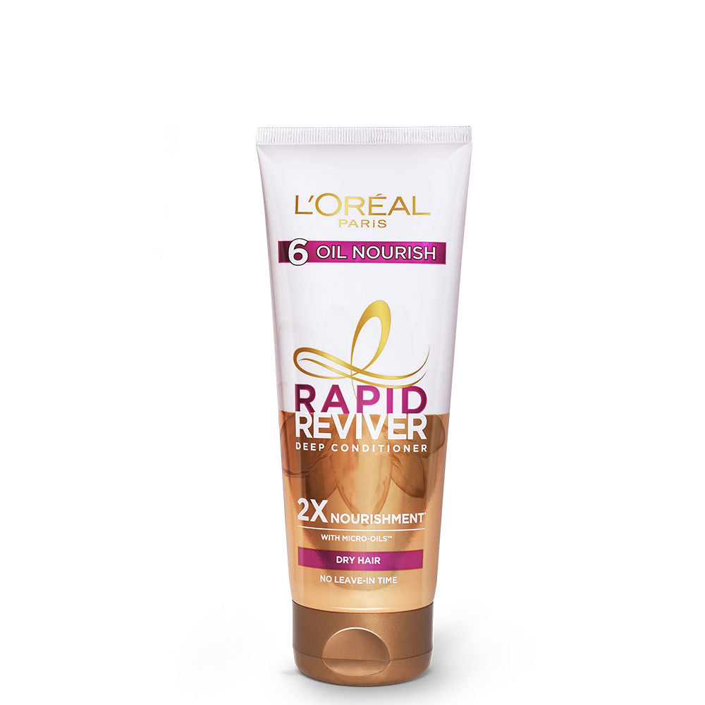 L'Oreal Paris 6 Oil Nourish Rapid Reviver Deep Conditioner For Dry Hair, 180ml Buy at Indicrest Image 7