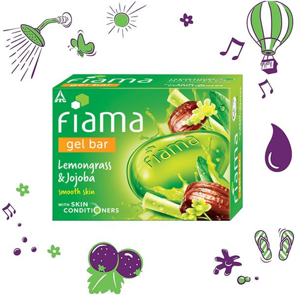 Fiama Lemongrass & Jojoba Gel Bar for Smooth Skin, Skin Friendly PH, Safe On Skin, 125g Buy at Indicrest Image 5