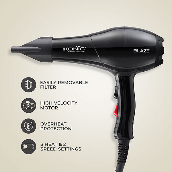 Ikonic Professional Blaze Hair Dryer Buy at Indicrest Image 3