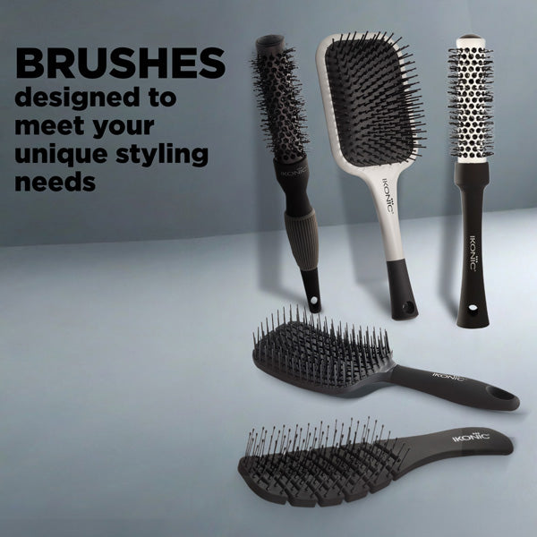 Ikonic Professional Blow Dry Hair Brush, Black, BDB-32 Buy at Indicrest Image 5