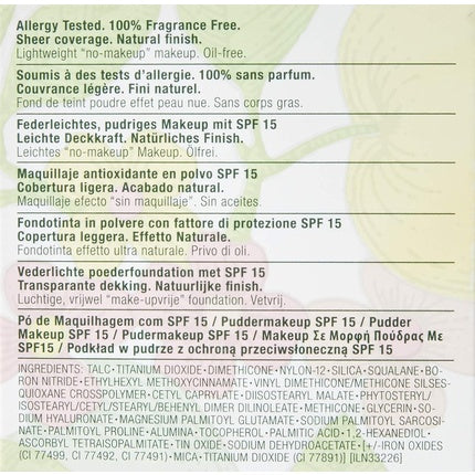 Clinique Almost Powder Makeup Broad Spectrum SPF 15 01 Fair, 10g - Lightweight Powder Foundation with SPF 15