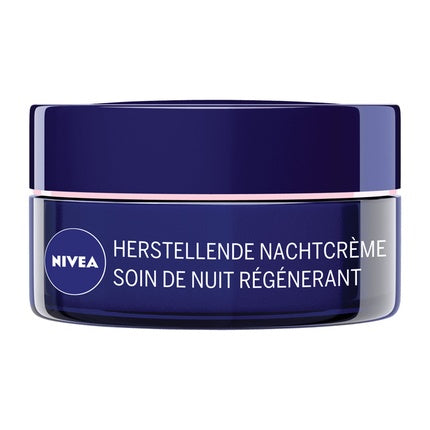 Nivea Restorative Night Cream for Dry Skin Nourishing Overnight Face Moisturizer