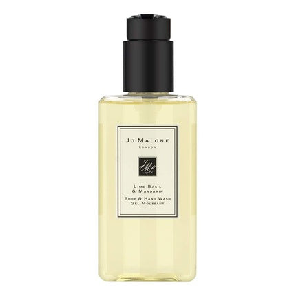 Jo Malone London Lime Basil & Mandarin Body & Hand Wash with Pump, 250ml – Luxury Gentle Cleansing Wash for Hands & Body