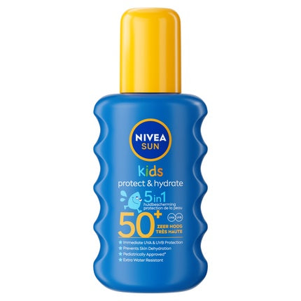 Nivea Sun Kids Protect & Hydrate Sun Spray SPF 50+ | Moisturising Sunscreen Spray for Children's Delicate Skin