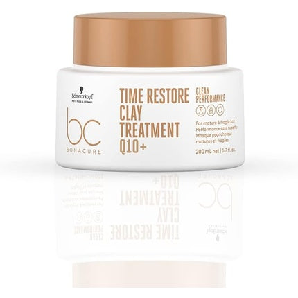 Schwarzkopf Professional BC Bonacure Q10+ Time Restore Taming Treatment Hair Mask, 200ml