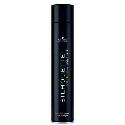 Schwarzkopf Professional Silhouette Super Hold Hairspray Black, 750ml - Professional Very Strong Hold Hair Spray