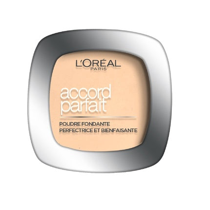 L'Oréal Paris True Match Perfect Match Powder Foundation 2.C Rose Vanilla, 9g | Lightweight Compact Face Powder