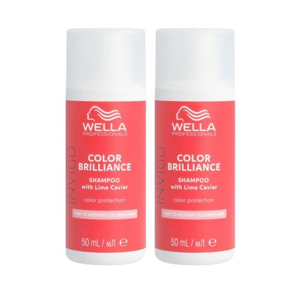 Wella Professionals Invigo Color Brilliance Shampoo for Fine/Medium Color-Treated Hair, 50ml