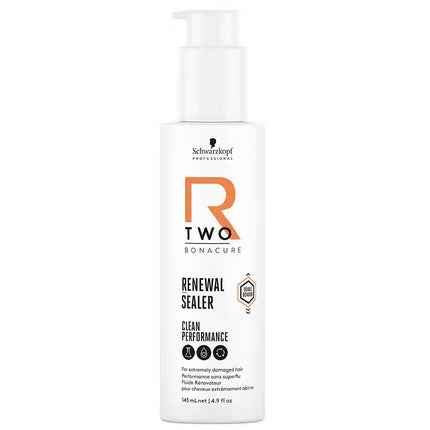 Schwarzkopf Professional Bonacure R-TWO Renewal Sealer Regenerating Fluid, 145ml | Leave-In Repair Fluid for Extremely Damaged Hair