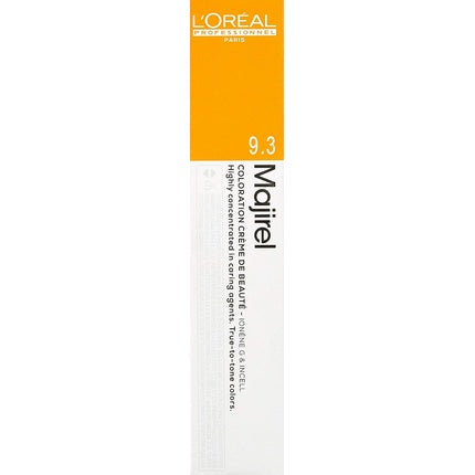 L'Oréal Professionnel Majirel 9.3 Very Light Golden Blonde Permanent Hair Colour, 50ml Professional Hair Color
