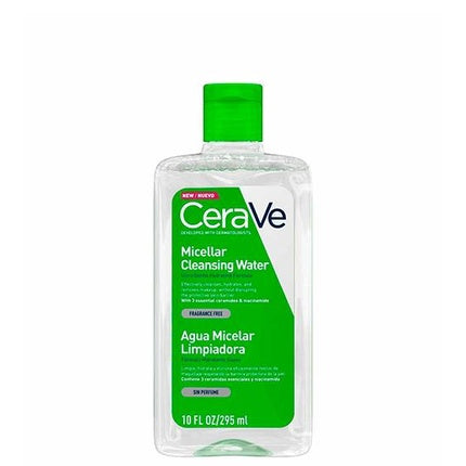 CeraVe Hydrating Micellar Cleansing Water, 295ml – Gentle No-Rinse Makeup Remover & Facial Cleanser with Ceramides