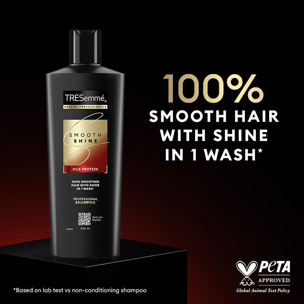 TRESemme Smooth & Shine Shampoo for Silky Smooth Hair with Biotin and Moisturises Dry & Frizzy Hair, 1000ml Buy at Indicrest Image 5