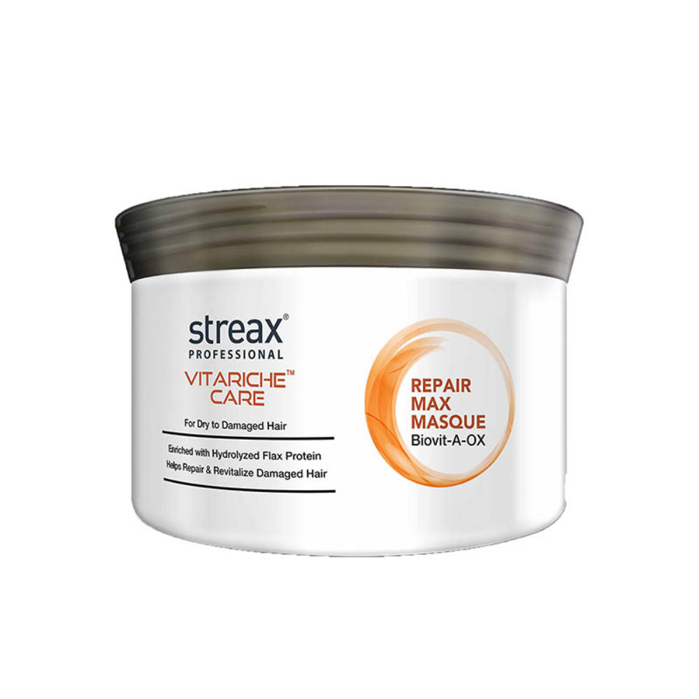 Streax Professional Vitariche Care Repair Max Hair Masque Biovit-A-OX For Healthy Hair, 200g Buy at Indicrest Image 10
