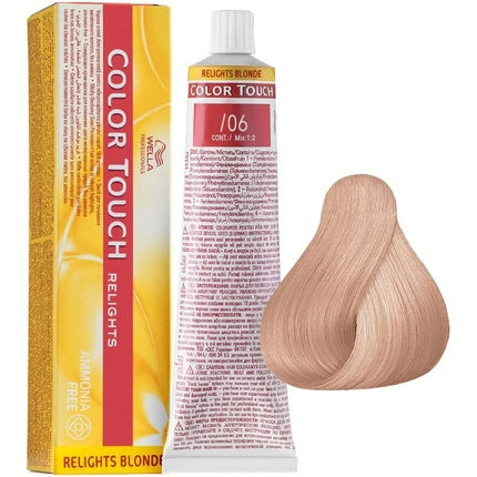 Wella Professionals Color Touch Relights Violet Natural Demi-Permanent Hair Colour, 60ml | Professional Blonde Toning Hair Colour