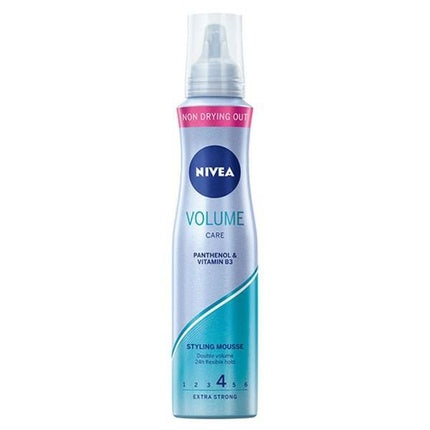 Nivea Volume Care Hair Mousse, 150ml – Lightweight Styling Mousse for Long-Lasting Volume & Flexible Hold