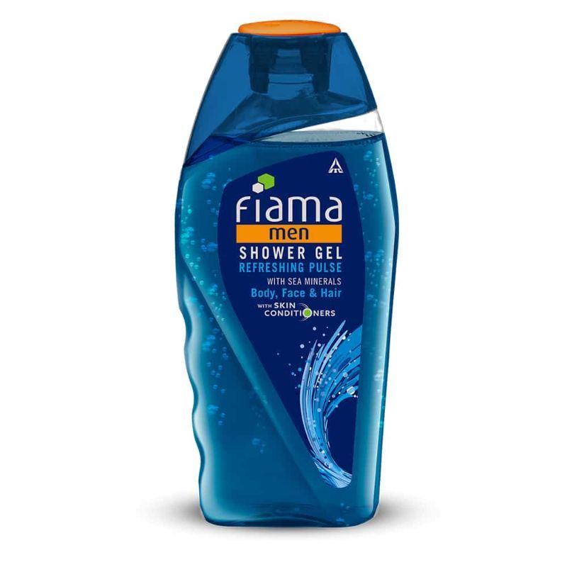Fiama Men Shower Gel Refreshing Pulse, Body Wash for Fresh Looking Skin with Sea Minerals, 250ml Buy at Indicrest Image 2