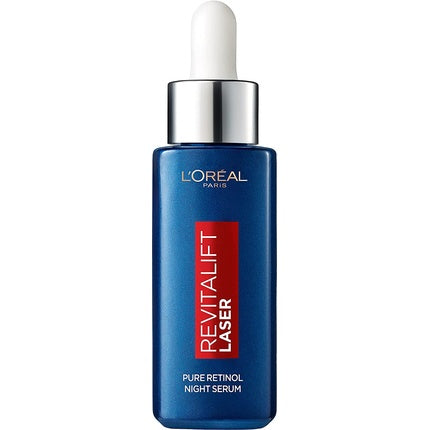 L'Oréal Paris Revitalift Filler Retinol Night Serum, 30ml | Anti-Age Overnight Face Serum with Retinol