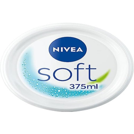 Nivea Soft Moisturising Multi-Purpose Care Cream, 375ml | Lightweight Face, Hand & Body Cream