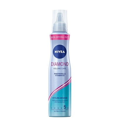 Nivea Diamond Volume Care Hair Mousse, 150ml