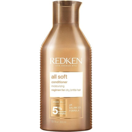 Redken All Soft Repairing Conditioner for Dry & Brittle Hair, 500ml - Professional Nourishing Conditioner