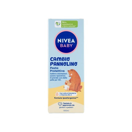Nivea BABY Protective Cream, 100ml - Gentle Baby Skin Care Cream for Delicate & Sensitive Skin