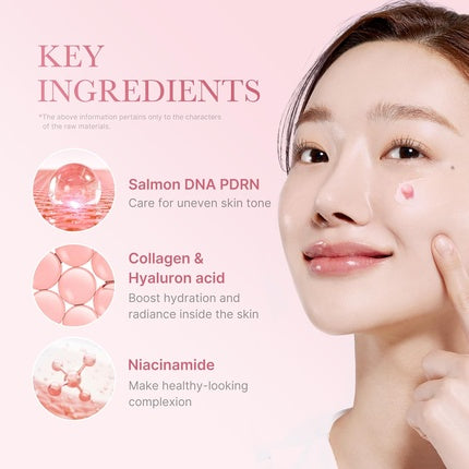 Medicube Salmon DNA PDRN Pink Collagen Capsule Cream Face Moisturizer, 55g Hydrating Moisturizing Cream