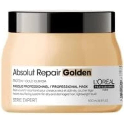 L'Oréal Professionnel Serie Expert Absolut Repair Gold Hair Mask for Damaged Hair, 500ml