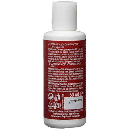 Schwarzkopf Professional IGORA Royal Oil Developer 6% (20 Vol) Mini, 60ml | Professional Hair Color Developer