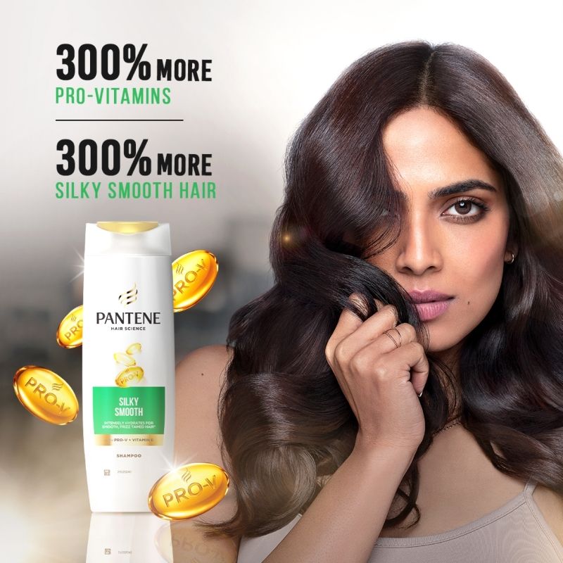 Pantene Advanced Hair Fall Solution Silky Smooth Care Shampoo, 180ml Buy at Indicrest Image 7