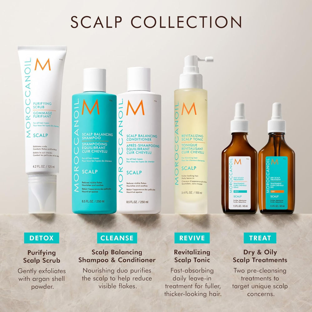 Moroccanoil Scalp Balancing Conditioner | Niacinamide+Salicylic Acid | Hydrates & Reduces Soothe Flakes, 250ml