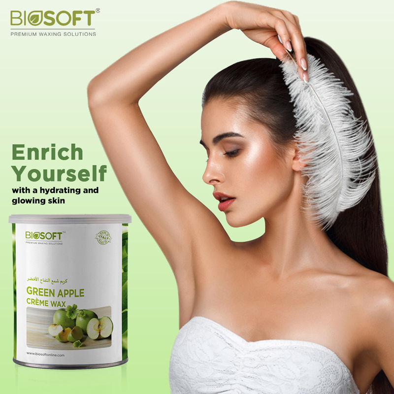 Biosoft Liposoluble Green Apple Cream Wax, 800g Buy at Indicrest Image 7