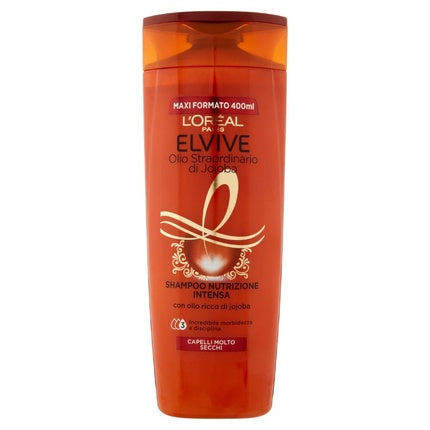 L'Oréal Paris Elvive Extraordinary Oil Jojoba Nourishing Shampoo for Very Dry Hair, 400ml