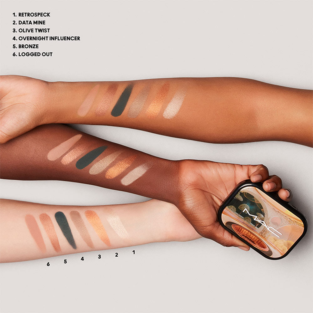 M.A.C Connect In Colour Eye Shadow Palette X6 - Bronze Influence, 6.25 g