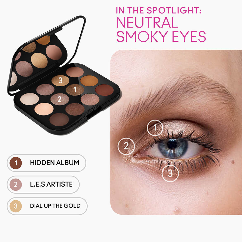 M.A.C Connect In Colour Eye Shadow Palette X12 - Unfiltered Nudes, 12.2 g