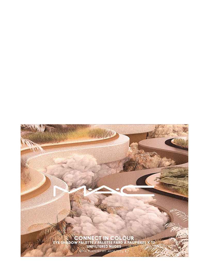M.A.C Connect In Colour Eye Shadow Palette X12 - Unfiltered Nudes, 12.2 g