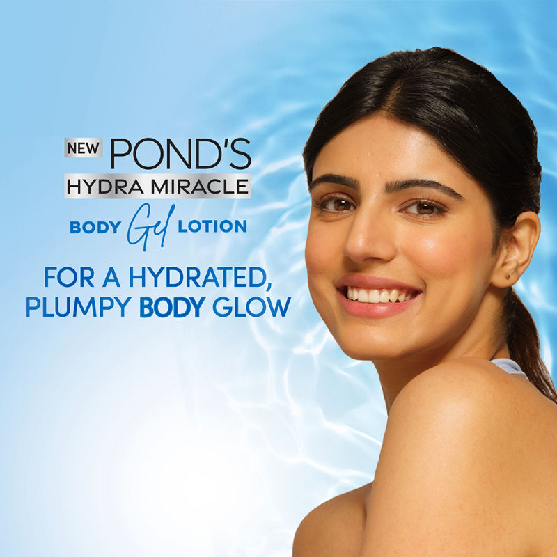 Pond’s Hydra Miracle Body Gel Lotion With Hyaluronic, 380ml Buy at Indicrest Image 3