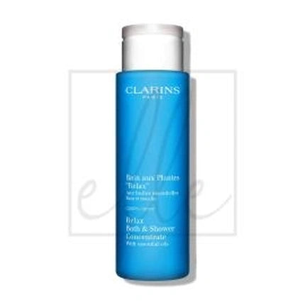 Clarins Bain Relax Relaxing Bath & Shower Concentrate, 200ml - Aromatic Body Cleanser for a Soothing Bath Experience