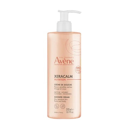 Avène XeraCalm Nutrition Shower Cream for Face & Body, 500ml