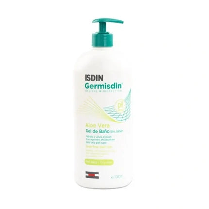 ISDIN Germisdin Body Hygiene Dry Skin, 1000ml - Soap-Free Moisturizing Body Cleanser for Dry Skin
