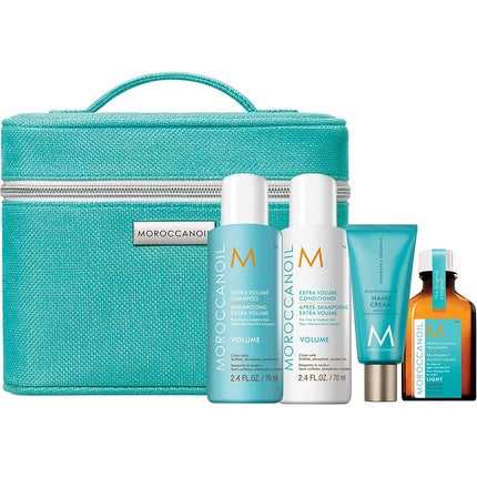 Moroccanoil Volume Travel Set | Volumizing Shampoo, Conditioner & Hair Treatment Travel Kit