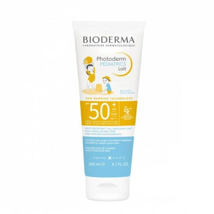 Bioderma Photoderm Pediatrics Milk SPF 50+ (200ml) High Protection Sunscreen for Children's Sensitive Skin